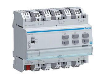 ΜΟΝΑΔΑ ΚΝΧ ΡΑΓΑΣ 6 ΕΙΣΟΔΩΝ 4Α 24-230V TXA306