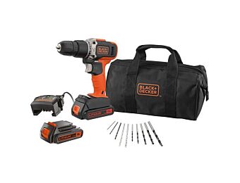 ΔΡΑΠΑΝΟΚΑΤΣΑΒΙΔΟ ΜΠΑΤΑΡΙΑΣ BLACK&DECKER 18V ΚΑΙ 2 ΜΠΑΤΑΡΙΕΣ ΣΕ ΥΦΑΣΜΑΤΙΝΗ ΘΗΚΗ