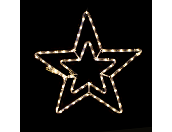 ^ "DOUBLE STARS" 72 LED ΣΧΕΔΙΟ 3m ΜΟΝΟΚΑΝΑΛ ΦΩΤΟΣΩΛ ΘΕΡΜΟ ΛΕΥΚΟ ΜΗΧΑΝΙΣΜΟ FLASH IP44 55cm 1.5m ΚΑΛΩ