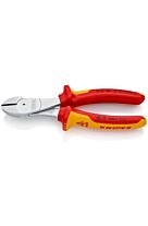 ΠΛΑΓΙΟΚΟΦΤΗΣ KNIPEX ΜΕ ΥΠΟΜΟΧΛΙΟ 1000V 180mm 7406180