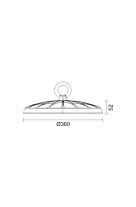 ΚΑΜΠΑΝΑ LED SMD UFO 200W 6000K