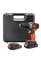 ΔΡΑΠΑΝΟΚΑΤΣΑΒΙΔΟ ΜΠΑΤΑΡΙΑΣ BLACK&DECKER 18V 2Χ1,5ΑΗ 