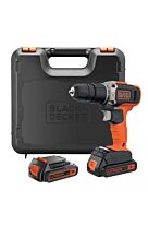 ΔΡΑΠΑΝΟΚΑΤΣΑΒΙΔΟ ΚΑΙ 2ΜΠΑΤΑΡΙΕΣ BLACK&DECKER  ΣΕ ΚΑΣΕΤΙΝΑ