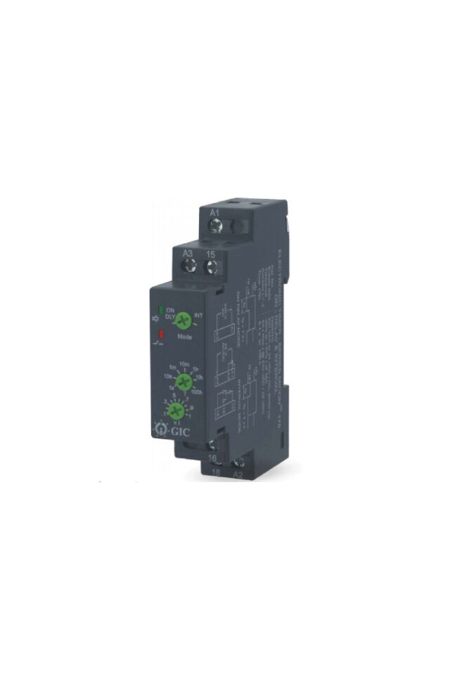 ΧΡΟΝΙΚΟ RELAY ΡΑΓΑΣ 10 ΛΕΙΤΟΥΡΓΙΩΝ 1C/O 12-240VAC/DC 