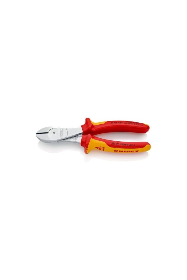 ΠΛΑΓΙΟΚΟΦΤΗΣ KNIPEX ΜΕ ΥΠΟΜΟΧΛΙΟ 1000V 180mm 7406180