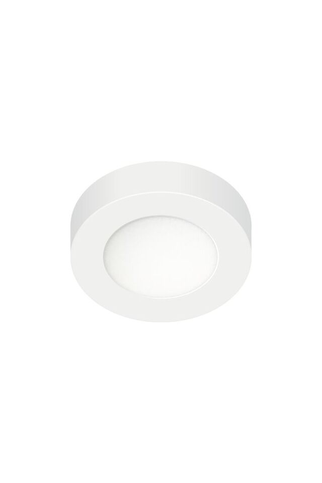 LED PANEL ΣΤΡΟΓΓΥΛΟ ΕΠΙΤΟΙΧΟ Φ12 ΟΡΟΦΗΣ 6W 4000K