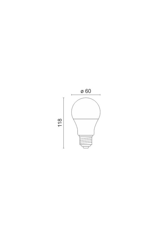 ΛΑΜΠΤΗΡAΣ LED E27 10W 6000K