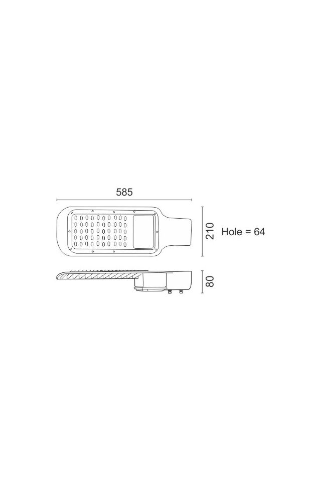 ΦΩΤΙΣΤΙΚΟ ΔΡΟΜΟΥ LED HPL 150W 6000K