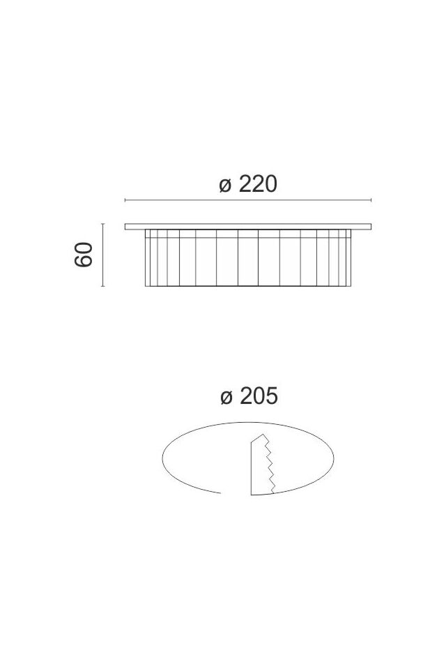 LED PANEL ΟΡΟΦΗΣ COB ΧΩΝΕΥΤΟ Φ22 30W 3000K