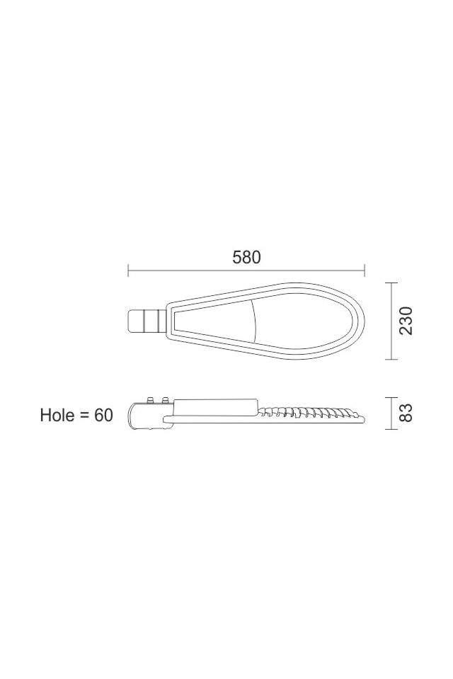 ΦΩΤΙΣΤΙΚΟ ΔΡΟΜΟΥ LED HPL 100W 4000K