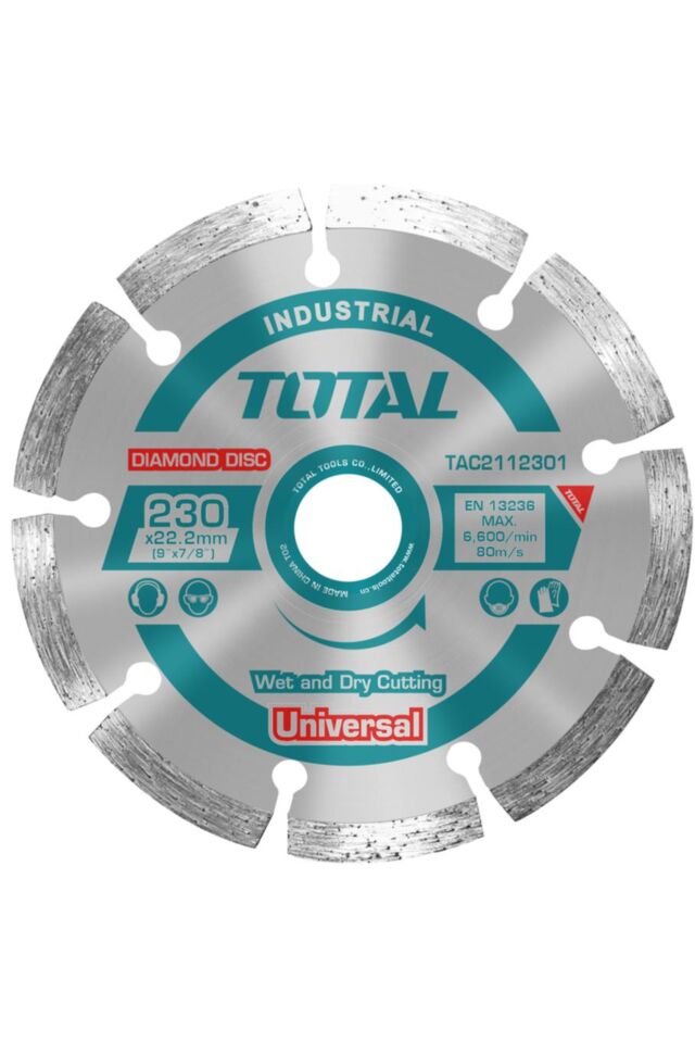 TOTAL ΔΙΑΜΑΝΤΟΔΙΣΚΟΣ UNIVERSAL 230 Χ 22.2mm (TAC2112301)