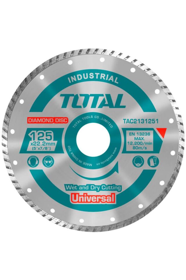 TOTAL ΔΙΑΜΑΝΤΟΔΙΣΚΟΣ UNIVERSAL TURBO 125 Χ 22.2mm (TAC2131251)