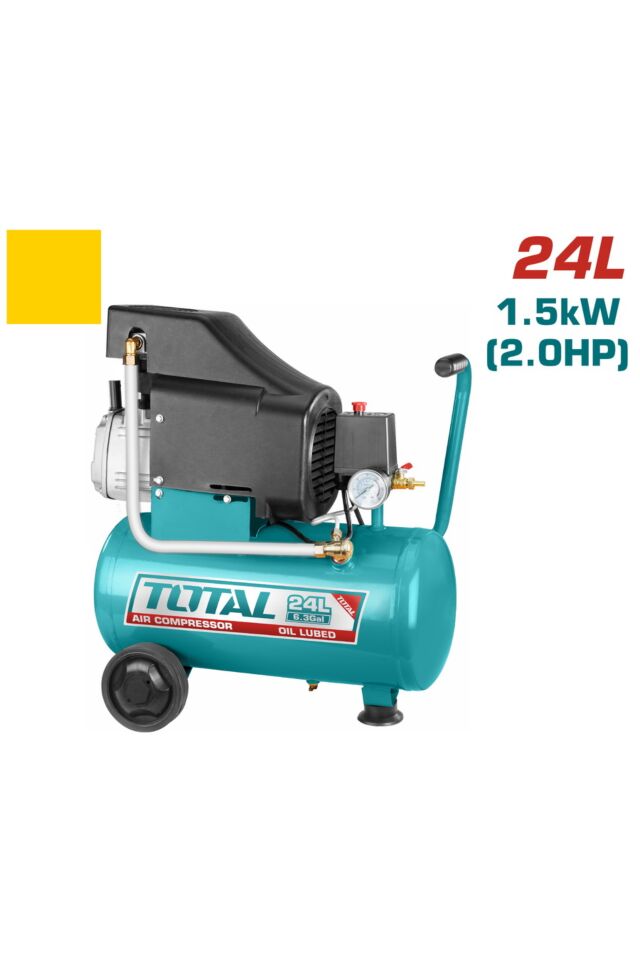 TOTAL ΑΕΡΟΣΥΜΠΙΕΣΤΗΣ ΛΑΔΙΟΥ 1.5kW / 2HP / 24Lit (TC1202411)